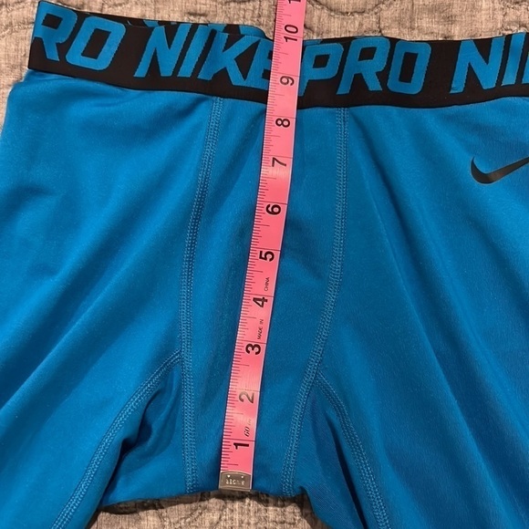 Nike Pro Teal Blue Compression Pants Size Large - Picture 11 of 14